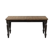 Pemberly Row 5-Piece Rectangular Dining Table Set w/ Slat Back Chairs