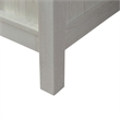 Pemberly Row Sideboard with Sliding Doors and Open Shelf in Textured White