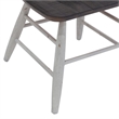 Pemberly Row White Windsor Back Side Chair Set of 2 Heavy Distressing