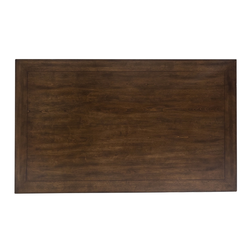Pemberly Row Rectangular Cocktail Table with Casters and X Metal Accents
