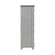 Pemberly Row 6 Drawer Chest with Cedar Lined Drawers in Riverstone White