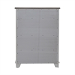 Pemberly Row 6 Drawer Chest with Cedar Lined Drawers in Riverstone White