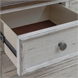 Pemberly Row 6 Drawer Chest with Cedar Lined Drawers in Riverstone White