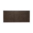 Pemberly Row Rectangular Leg Table with Breadboard Veneer in Rustic Brown