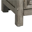 Pemberly Row Multi 4 Door Accent Cabinet with Wire Management in Brown