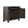 Pemberly Row 2 Door Bedside Chest with Charging and Chippendale Fretwork