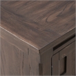 Pemberly Row 2 Door Bedside Chest with Charging and Chippendale Fretwork
