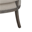 Pemberly Row Upholstered Arm Chair with Nail Head Accents in Havana Brown