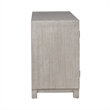 Pemberly Row 2 Door 3 Drawer Accent Cabinet with Floral Pattern in White
