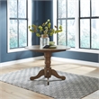 Pemberly Row 5-Piece Dining Set with Drop Leaf Table in Wood and Honey Finish