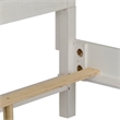 Pemberly Row King Panel Bed in White and Gray with Wirebrushed Finish