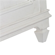 Pemberly Row King Panel Bed in White and Gray with Wirebrushed Finish