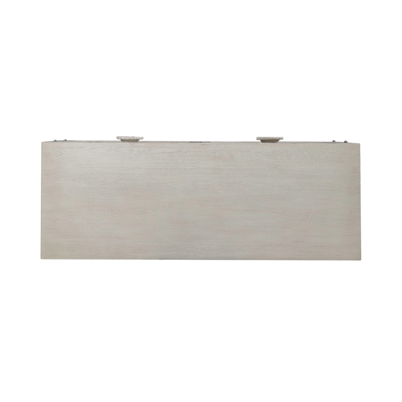 Pemberly Row 2 Door Accent Cabinet with Floral Pattern and Wire Management