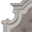 Pemberly Row White Twin Upholstered Panel Headboard with Dust Proofing