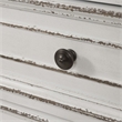 Pemberly Row White Lingerie Chest with Felt Lined Top Drawers