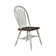 Pemberly Row 3 Piece Pedestal Table Set in Wood with White Finish