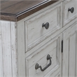 Pemberly Row 2 Door 9 Drawer Dresser with Cedar Lining in Riverstone White
