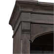 Pemberly Row Entertainment Center with Breakfront Styling in Brown
