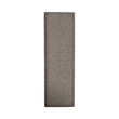 Pemberly Row Gray Dining Bench with Polyester Linen and Block Legs