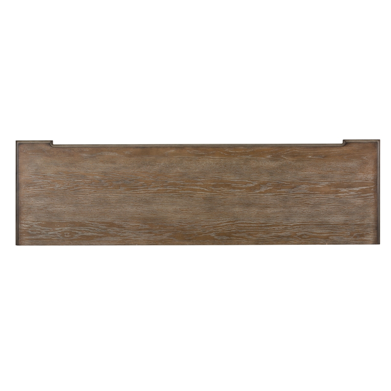 Pemberly Row Traditional 7-Drawer Dresser in Antique White Wood