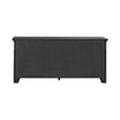 Pemberly Row Credenza with Dovetail Drawer Construction in Saddle Brown
