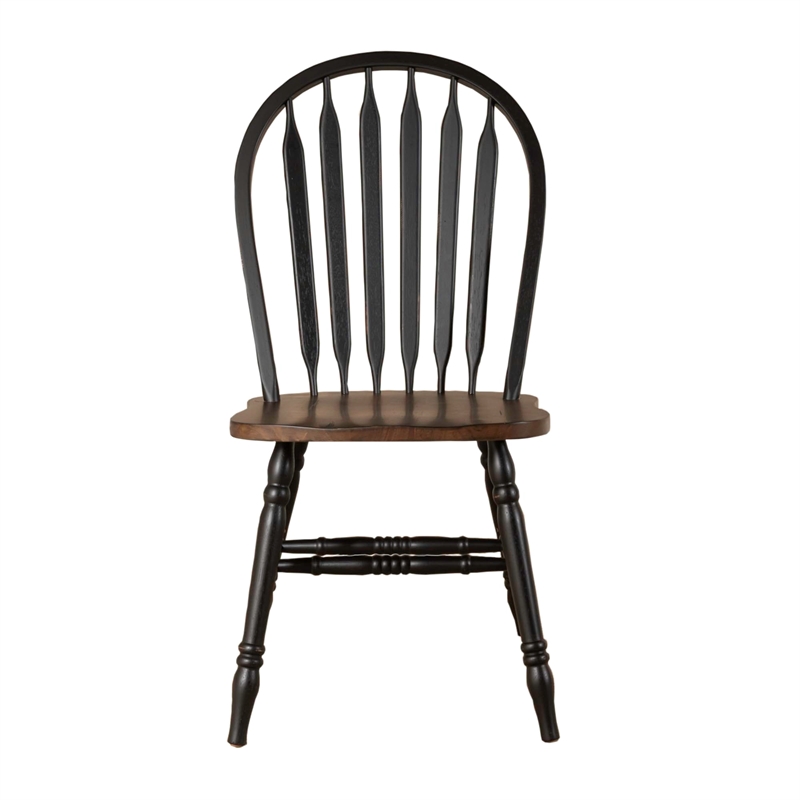 Pemberly Row 3 Pc Drop Leaf Dining Set Wood Black Antique Honey Finish