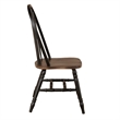 Pemberly Row 3 Pc Drop Leaf Dining Set Wood Black Antique Honey Finish