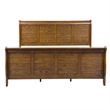 Pemberly Row King Sleigh Bed with Dresser Mirror Chest and Nightstand