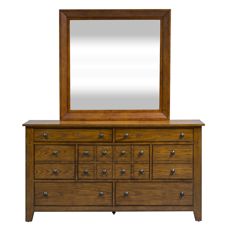 Pemberly Row King Sleigh Bed with Dresser Mirror Chest and Nightstand