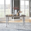 Pemberly Row 7 Piece Rectangular Dining Set with X Back Chairs in White
