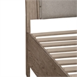 Pemberly Row King Upholstered Storage Bed with Cedar Drawers in Burnished Beige