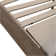 Pemberly Row King Upholstered Storage Bed with Cedar Drawers in Burnished Beige