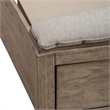 Pemberly Row King Upholstered Storage Bed with Cedar Drawers in Burnished Beige