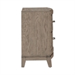 Pemberly Row Queen Upholstered Bed with Dresser Mirror and Nightstand