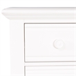 Pemberly Row Queen Panel Bed with Dresser Mirror and Nightstand in White