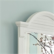 Pemberly Row Queen Panel Bed with Dresser Mirror and Nightstand in White