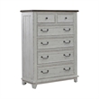Pemberly Row Queen Panel Bed with Dresser Mirror and Chest in White
