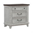 Pemberly Row Queen Panel Bed with Dresser Mirror and Chest in White