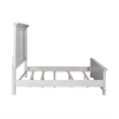 Pemberly Row Queen Panel Bed with Dresser Mirror and Chest in White