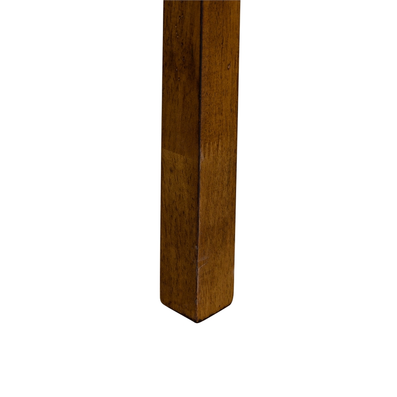 Pemberly Row 30 Inch Sawhorse Bar Stool with Contoured Seat in Tobacco
