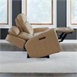 Pemberly Row Power Reclining Sofa Loveseat and Recliner Set in York Sand