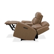 Pemberly Row Power Reclining Sofa Loveseat and Recliner Set in York Sand