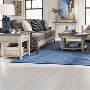 Pemberly Row 3 Piece Cocktail and End Table Set in Antique White