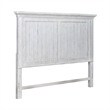 Pemberly Row King Mansion Headboard with Crown Molding in White