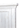 Pemberly Row King Mansion Headboard with Crown Molding in White