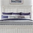 Pemberly Row King Mansion Headboard with Crown Molding in White