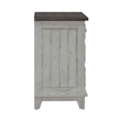 Pemberly Row Queen Panel Bed with Dresser Mirror and Nightstand in White