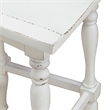 Pemberly Row Spindle Back Swivel Bar Stool with Saddle Seat Set of 2