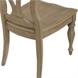 Pemberly Row Splat Back Side Chairs with Saddle Seat Set of 2 in Brown