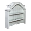 Pemberly Row Office Credenza and Hutch with File Drawers in White